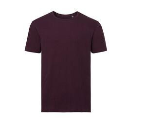 Russell RU108M - Men's organic t-shirt Burgundy