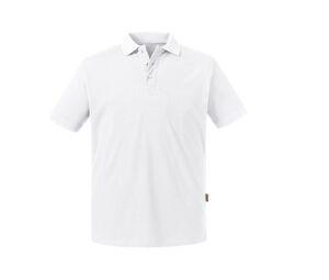 RUSSELL RU508M - Polo organique homme White