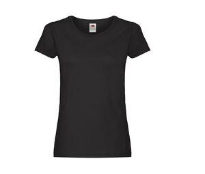 FRUIT OF THE LOOM SC1422 - Tee-shirt femme col rond Black