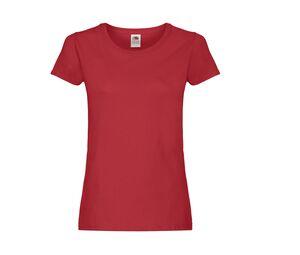 FRUIT OF THE LOOM SC1422 - Tee-shirt femme col rond Red