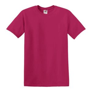 Fruit of the Loom SC230 - T-Shirt Manches Courtes Homme Fuchsia