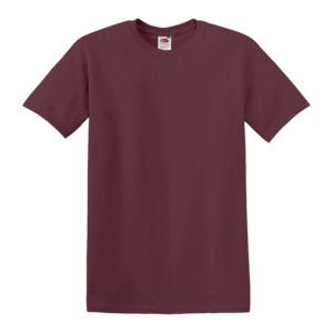 Fruit of the Loom SC230 - T-Shirt Manches Courtes Homme Heather Burgundy