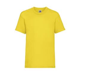 Fruit of the Loom SC231 - Value Weight Kinder T-Shirt Yellow