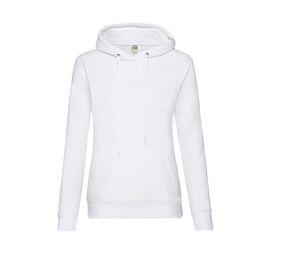 FRUIT OF THE LOOM SC269 - Lady-Fit Hooded Sweat Blanc