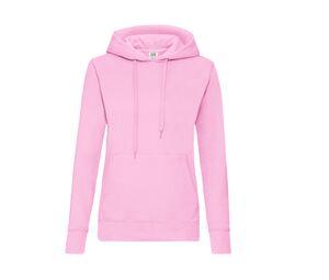 FRUIT OF THE LOOM SC269 - Lady-Fit Hooded Sweat Light Pink