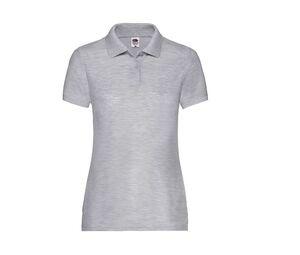 Fruit of the Loom SC281 - Ladyfit 65/35 Polo (63-212-0) Heather Grey