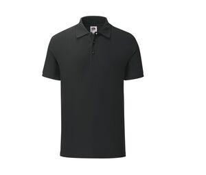 FRUIT OF THE LOOM SC3044 - ICONIC Polo Shirt Black