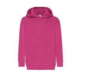 Fruit of the Loom SC371 - Kids Hooded Sweat (62-034-0) Fucsia