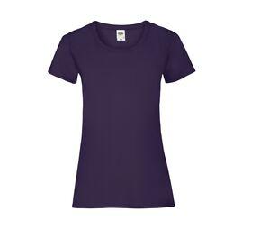 Fruit of the Loom SC600 - Lady-fit valueweight tee Purple