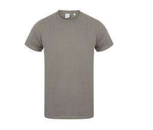 Skinnifit SF121 - Herren-Stretch-Baumwoll-T-Shirt Khaki