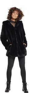 Urban Classics TB2375C - Ladies Hooded Teddy Coat