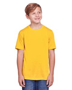 Core 365 CE111Y - Youth Fusion ChromaSoft Performance T-Shirt Campus Gold