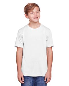 Core 365 CE111Y - Youth Fusion ChromaSoft Performance T-Shirt White