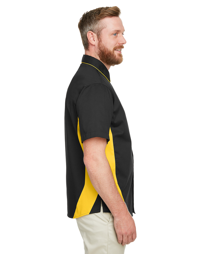 Harriton M586 - Men's Flash IL Colorblock Short Sleeve Shirt