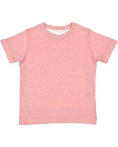 Rabbit Skins 3391 - Toddler Harborside Melange Jersey T-Shirt Mauvelous Mlange