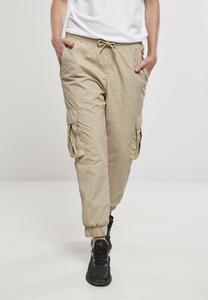 Urban Classics TB3636 - Ladies High Waist Crinkle Nylon Cargo Pants