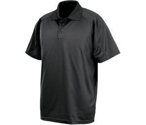 Spiro SP288 - AIRCOOL breathable polo shirt Black