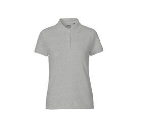 Neutral O22980 - Women's quilted polo shirt  Sport Grey