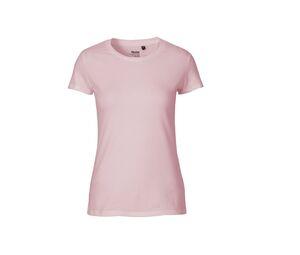 Neutral O81001 - Women's fitted T-shirt Light Pink