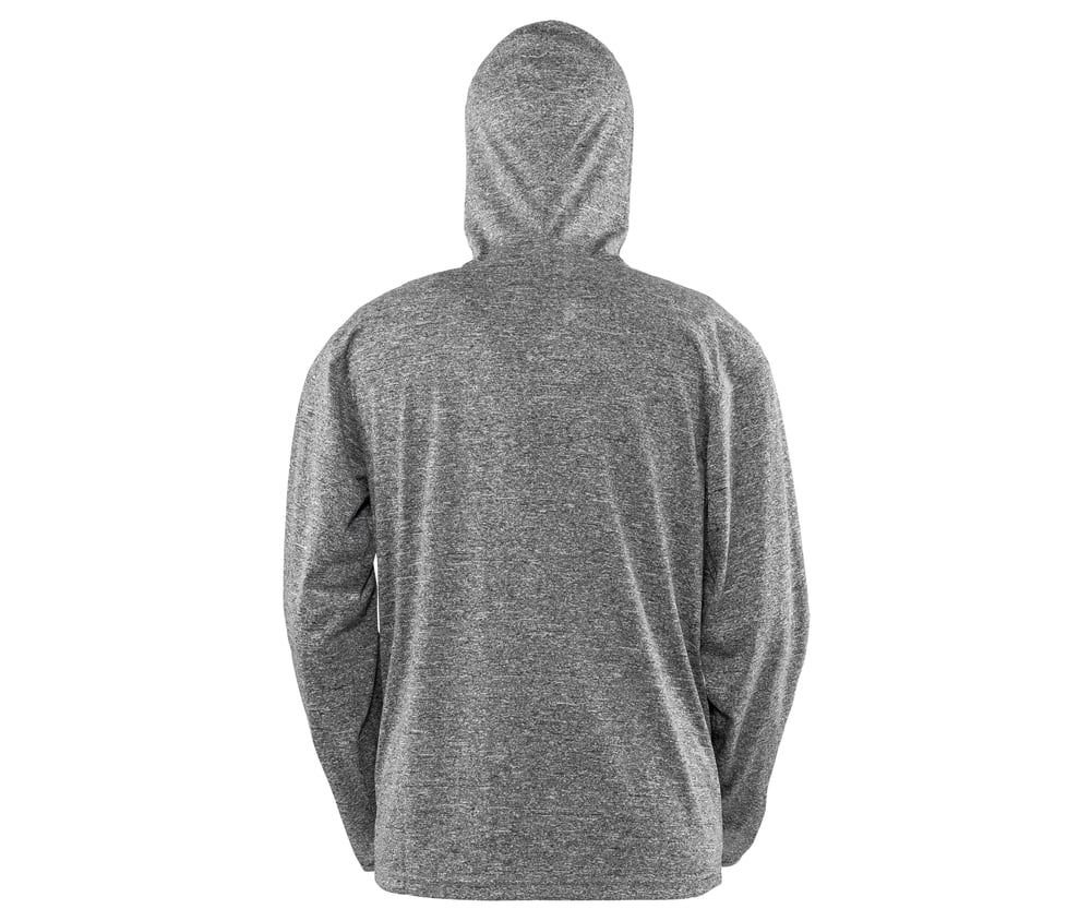 Spiro SP277M - Men's zip-up hooded sports shirt