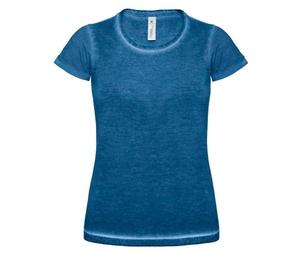 B&C BC031 - Modernes Rundhals-T-Shirt Blue Clash