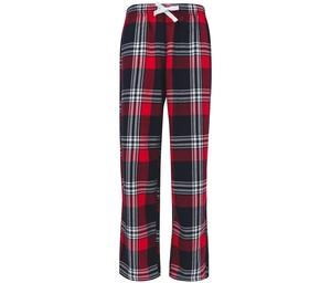 SF Mini SM083 - Children's pajama pants Red / Navy Check
