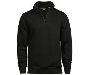 Tee Jays TJ5438 - Half zip sweatshirt Men Black