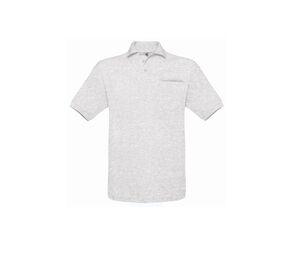B&C BC415 - Men's polo shirt with pocket Ash