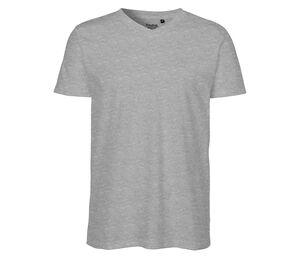 Neutral O61005 - Herren T-Shirt mit V-Ausschnitt Sport Grey