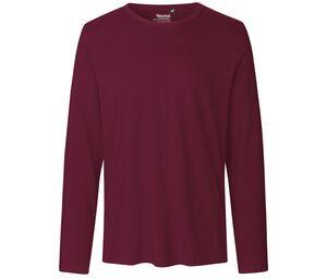 Neutral O61050 - Men's long-sleeved T-shirt Bordeaux