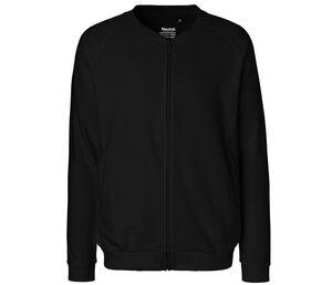 Neutral O73501 - Organic cotton fleece jacket Black