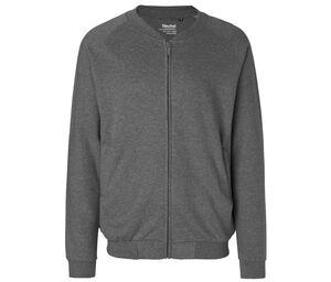 Neutral O73501 - Organic cotton fleece jacket Dark Heather