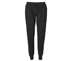 Neutral O74002 - SWEATPANTS WITH CUFF AND ZIP POCKET Schwarz