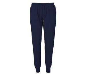 Neutral O74002 - SWEATPANTS WITH CUFF AND ZIP POCKET Navy