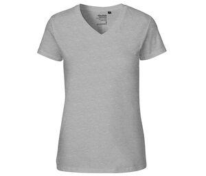 Neutral O81005 - Women's V-neck T-shirt Sport Grey