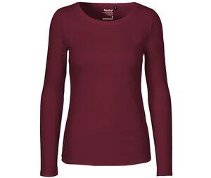 Neutral O81050 - Long-sleeved T-shirt for women Bordeaux