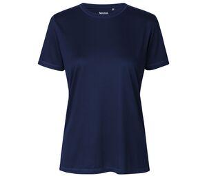 Neutral R81001 - Women's breathable recycled polyester t-shirt Navy