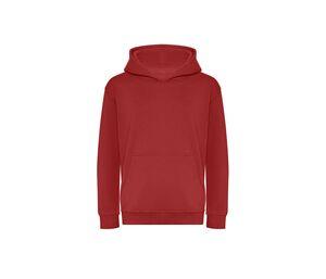 AWDIS JH201J - Children's organic cotton hoodie Fire Red