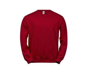 Tee Jays TJ5100 - Round-neck organic cotton sweatshirt Red