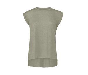 Bella + Canvas BE8804 - Womens rolled sleeve t-shirt