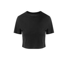 JUST T'S JT006 - Women's short triblend t-shirt Solid Black
