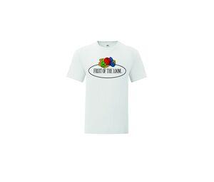 FRUIT OF THE LOOM VINTAGE SCV150 - Fruit of the Loom logo men's t-shirt White