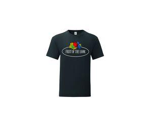 FRUIT OF THE LOOM VINTAGE SCV150 - Fruit of the Loom logo men's t-shirt Black