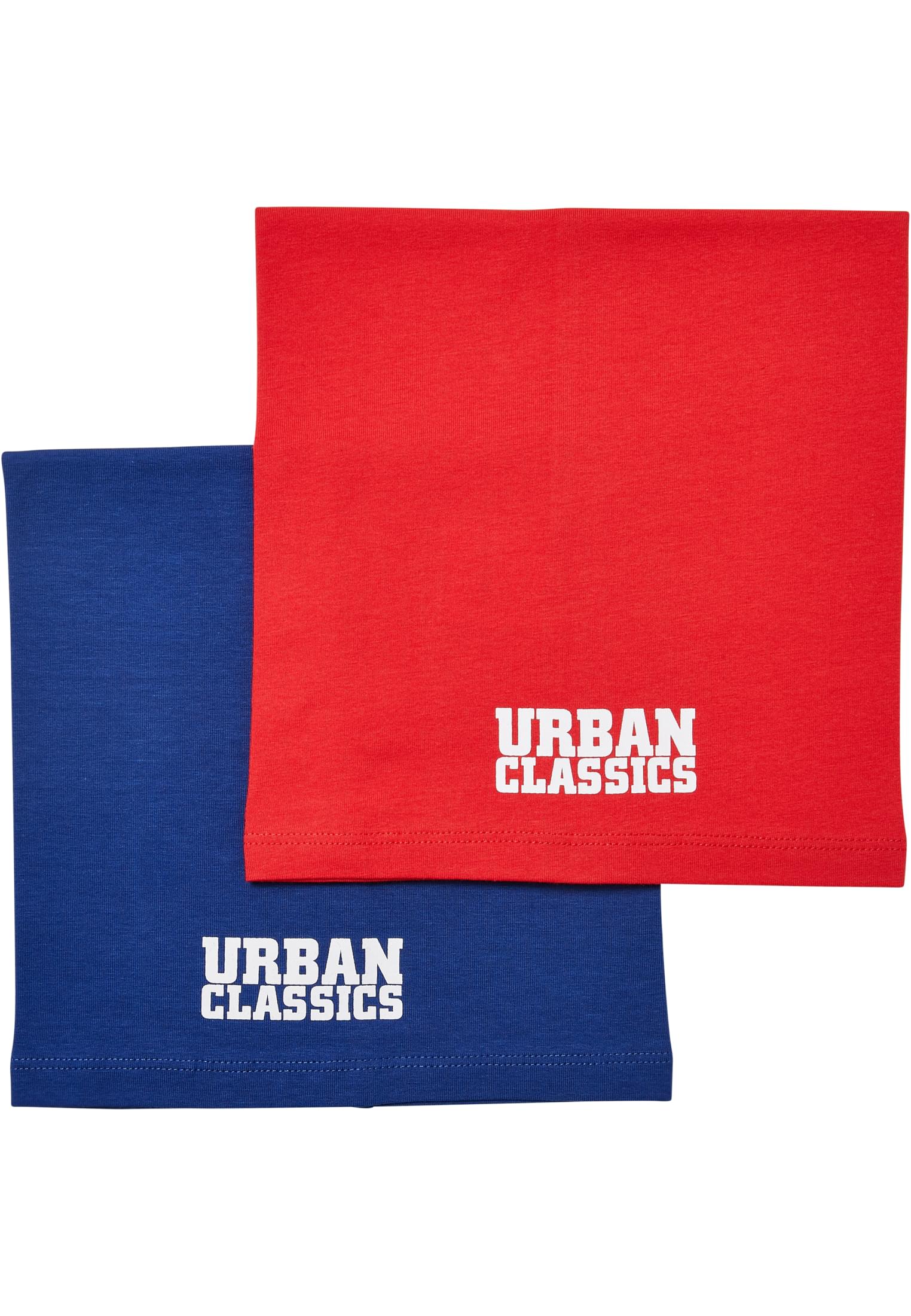 Urban Classics UCK4603 - Needen Kids Scarf Tube 2-Pack France | Logo