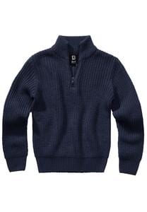 Brandit BD6018 - Childrens Navy Blue Troyer Sweater