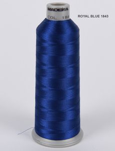 Madeira M918 - PolyNeon 40 Thread 5000m Royal Blue 1843
