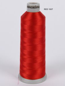 Madeira M918 - PolyNeon 40 Thread 5000m Red 1637