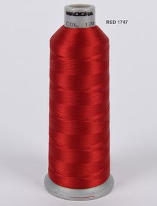 Madeira M918 - PolyNeon 40 Thread 5000m Red 1747