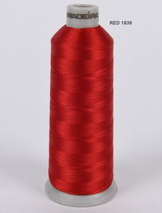 Madeira M918 - PolyNeon 40 Thread 5000m Red 1839