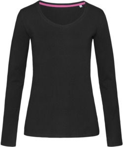 Stedman ST9720 - Claire Long Sleeve T-Shirt Ladies Black Opal